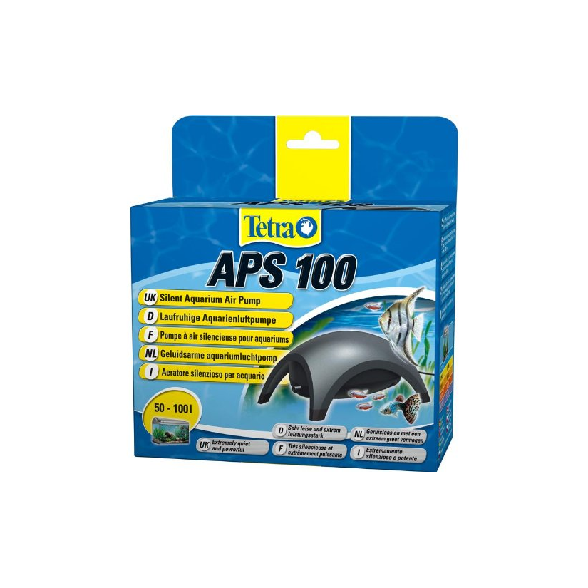 TETRA - APS 100 noire - Pompe à air pour aquarium 100 l/h