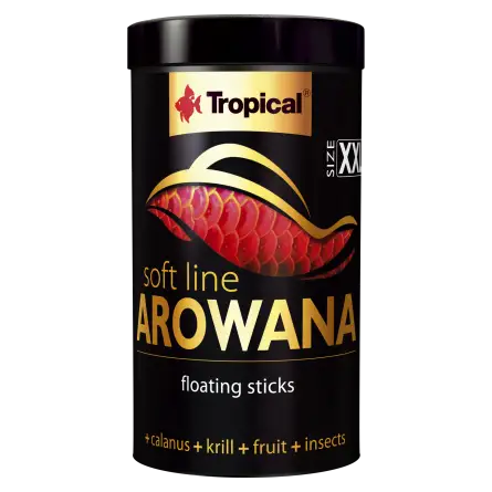 TROPICAL - Soft Line Arowana XXL - 1000 ml - Hranilne palčke za arowane TROPICAL - Soft Line Arowana XXL - 1000 ml - Hranilne palčke za arowane