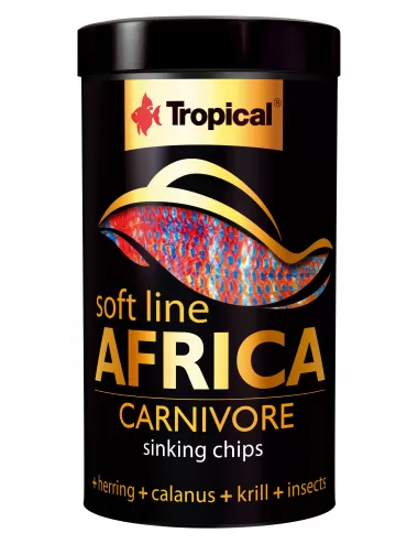 TROPICAL - Soft Line Africa Carnivore M - 250ml - Chipsfutter für fleischfressende afrikanische Fische