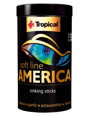TROPICAL - Soft Line America S - 250 ml - Baronet-Futter für amerikanische Fische.