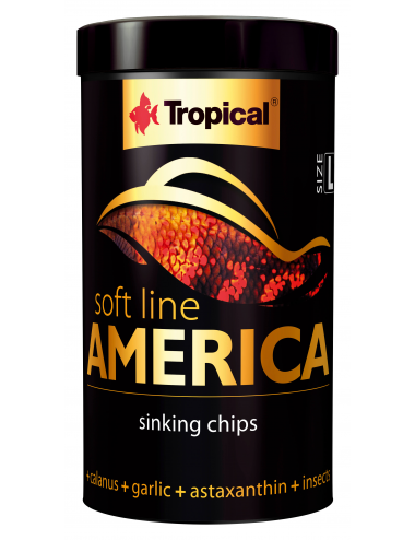 TROPICAL - Soft Line America L - 100ml - Granulatfutter für Fische aus Amerika.