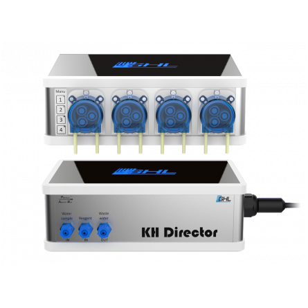 GHL - KH Director + GHL Doser 2 (2.1) - Preto - Kit completo para medição e manutenção de KH GHL - KH Director + GHL Doser 2 (2.1) - Preto - Kit completo para medição e manutenção de KH