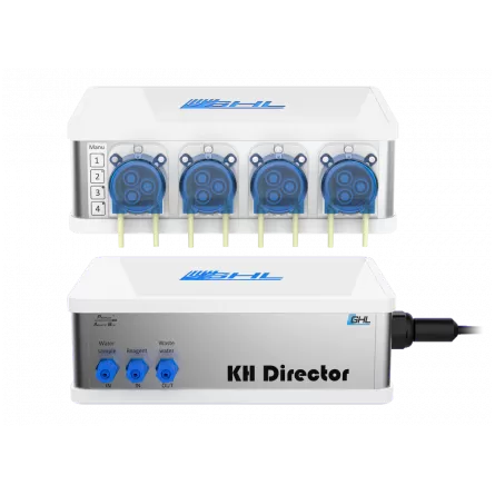 GHL - KH Director + GHL Doser 2 (2.1) - Preto - Kit completo para medição e manutenção de KH
