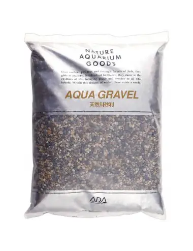 ADA - Aqua Gravel - 8kg - Gravier naturel pour aquarium 2-5mm