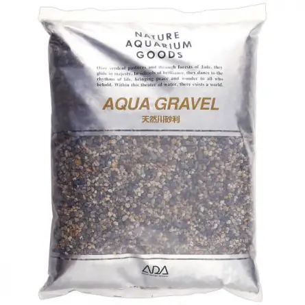 ADA - Aqua Gravel - 8kg - Grava natural para acuarios 2-5mm