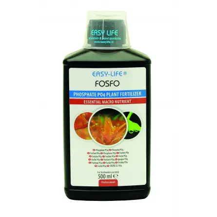 EASY LIFE - Fosfo - 500ml - Suplementos concentrados em fosfatos e nitrogênio EASY LIFE - Fosfo - 500ml - Suplementos concentrados em fosfatos e nitrogênio