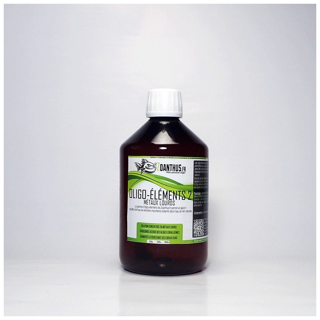 - ZOANTHUS.fr 500ml oligo-éléments 2 sans balling