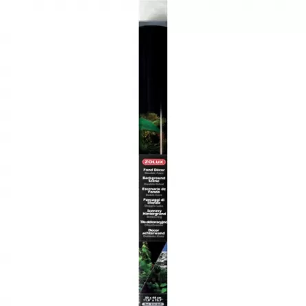 ZOLUX - Poster de fond Noir/Plante - 40x30cm
