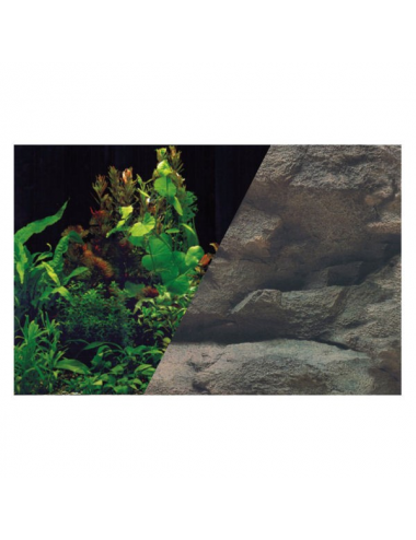 ZOLUX - Plakat za ozadje kamen/rastlina - 80x50 cm