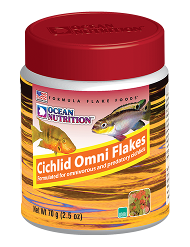 OCEAN NUTRITIONS – Cichlid Omni Flakes – 156 g – Futter für allesfressende Buntbarsche
