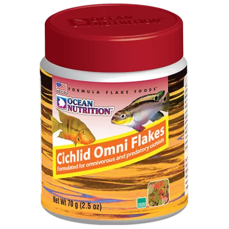 OCEAN NUTRITIONS - Cichlid Omni Flakes - 156g - Food for omnivorous cichlids