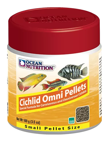 OCEAN NUTRITIONS - Cichlid Omni Pellets Small - 100g- Nourriture pour cichlidés omnivores