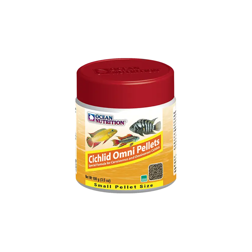 OCEAN NUTRITIONS - Cichlid Omni Pellets Small - 100g- Nourriture pour cichlidés omnivores