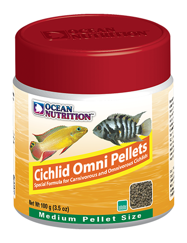 OCEAN NUTRITIONS – Cichlid Omni Pellets Medium – 100 g – Futter für Allesfresser-Cichliden