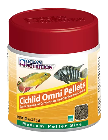OCEAN NUTRITIONS - Cichlid Omni Pellets Medium - 100g- Nourriture pour cichlidés omnivores