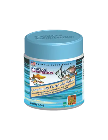 OCEAN NUTRITIONS - Community Formula Flakes - 34g - Visvlokken