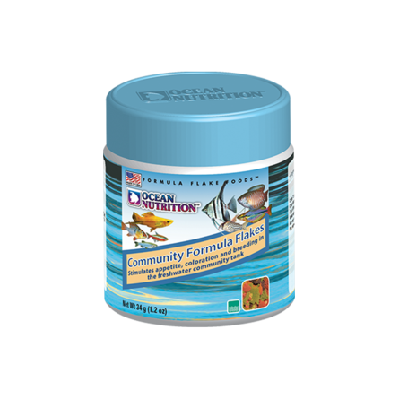 OCEAN NUTRITIONS - Community Formula Flakes - 34g - Hrana za ribe v kosmičih OCEAN NUTRITIONS - Community Formula Flakes - 34g - Hrana za ribe v kosmičih