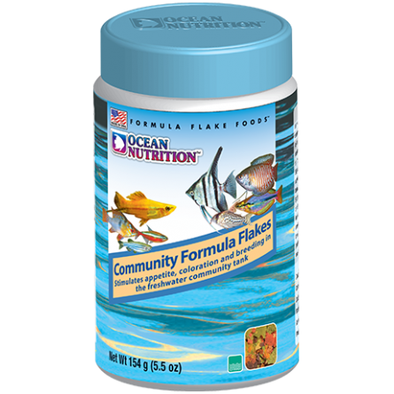 OCEAN NUTRITIONS - Community Formula Flakes - 156g - Alimento en escamas para peces OCEAN NUTRITIONS - Community Formula Flakes - 156g - Alimento en escamas para peces