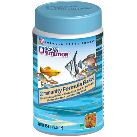 OCEAN NUTRITIONS - Community Formula Flakes - 156g - Nourriture flocons pour poissons