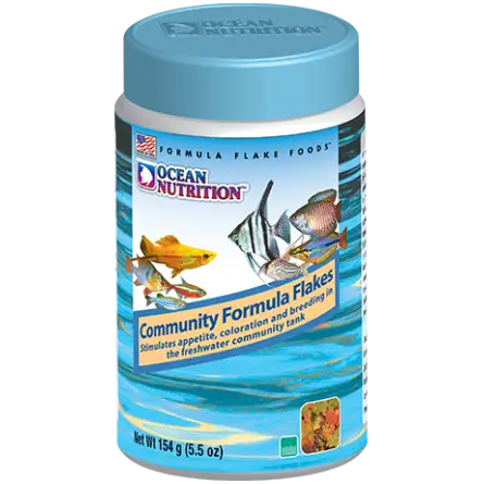 OCEAN NUTRITIONS - Community Formula Flakes - 156g - Nourriture flocons pour poissons