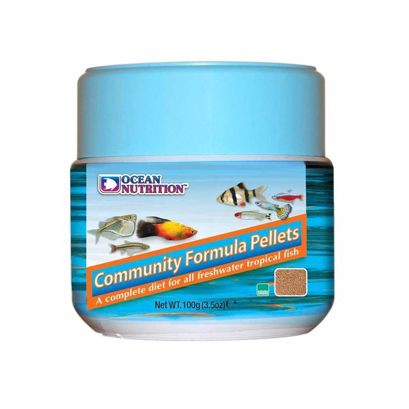 OCEAN NUTRITIONS - Community Formula Pellets - 100g - Alimento en pellets para peces
