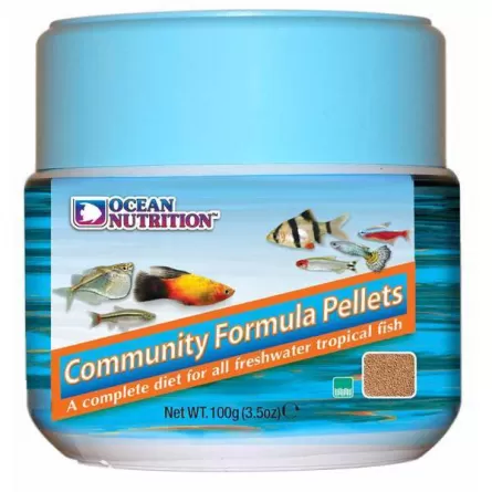 OCEAN NUTRITIONS - Community Formula Pellets - 100g - Pellet food for fish