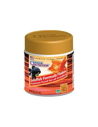 OCEAN NUTRITIONS - Goldfish Flakes - 34g - Flake food for goldfish