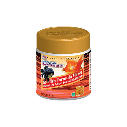 OCEAN NUTRITIONS - Flocos de Peixe Dourado - 34g - Alimento em flocos para peixinhos dourados OCEAN NUTRITIONS - Flocos de Peixe Dourado - 34g - Alimento em flocos para peixinhos dourados