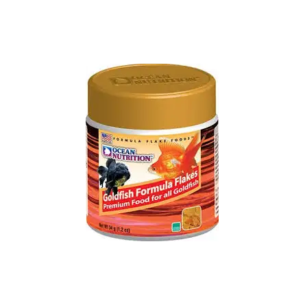 OCEAN NUTRITIONS - Goldfish Flakes - 34g - Nourriture flocon pour poissons rouges OCEAN NUTRITIONS - Goldfish Flakes - 34g - Nourriture flocon pour poissons rouges