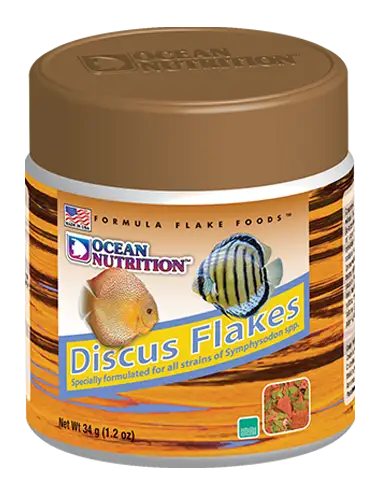 OCEAN NUTRITIONS - Discus Flakes - 34g - Flake food for Discus