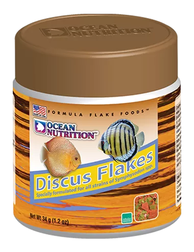 OCEAN NUTRITIONS - Discus Flakes - 34g - Nourriture flocon pour Discus