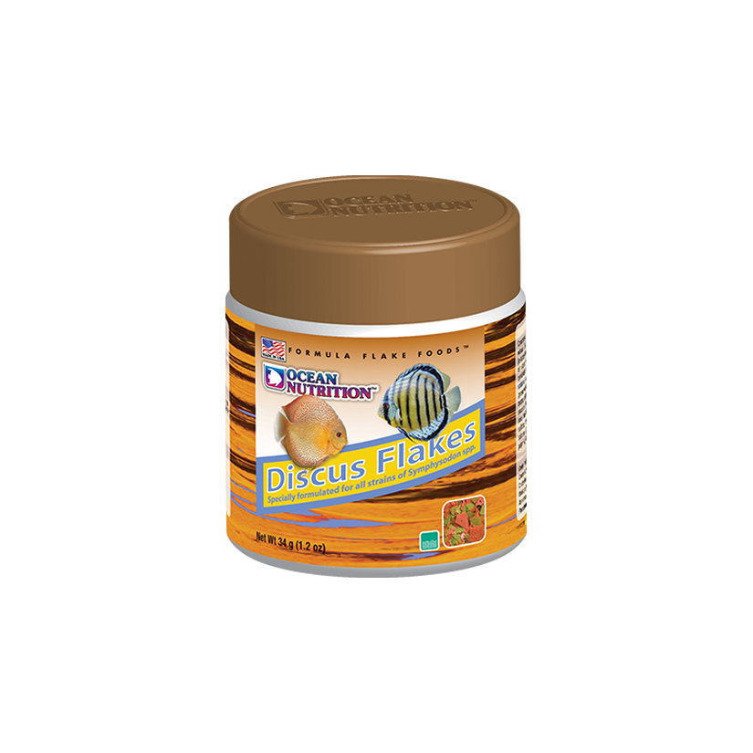 OCEAN NUTRITIONS - Discus Flakes - 34g - Nourriture flocon pour Discus
