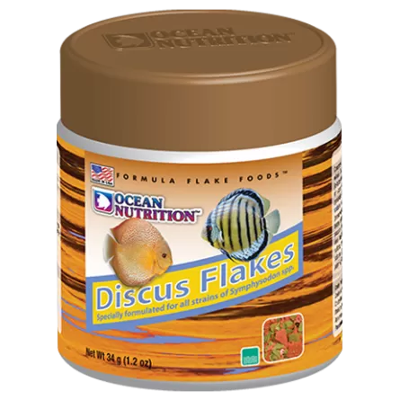 OCEAN NUTRITIONS - Discus Flakes - 34g - Flake food for Discus
