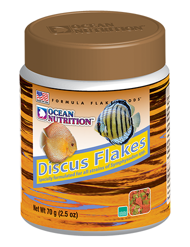 OCEAN NUTRITIONS - Diskus pahuljice - 70g - Pahuljice hrane za Diskuse