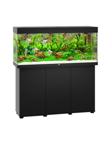 JUWEL - Rio 240 LED Black - Popolnoma opremljen akvarij - Brezplačna dostava