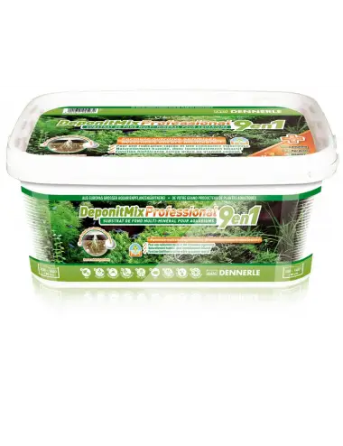 DENNERLE - DeponitMix Professional 9 en 1 -  2.4kg - Substrat minéral longue durée