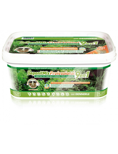 DENNERLE - DeponitMix Professional 9 en 1 - 2,4kg - Sustrato mineral de larga duración