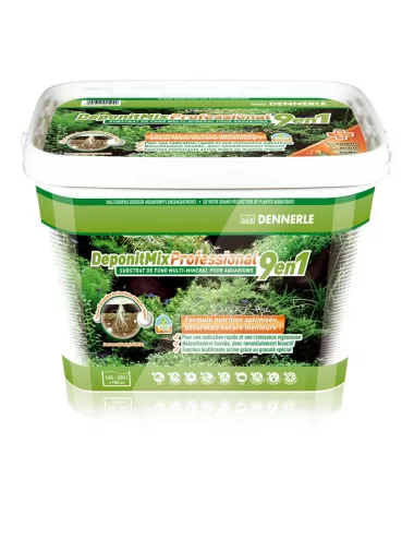 DENNERLE - DeponitMix Professional 9 in 1 - 4.8kg - Long-lasting mineral substrate