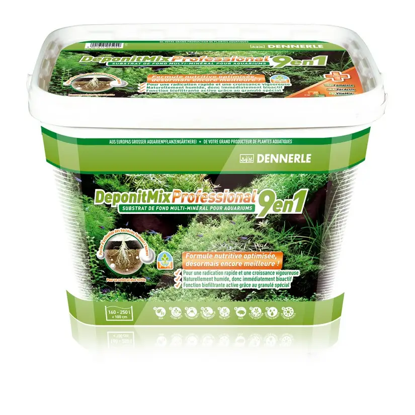 DENNERLE - DeponitMix Professional 9 in 1 - 4.8kg - Long-lasting mineral substrate