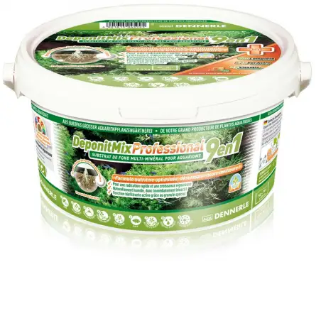 DENNERLE - DeponitMix Professional 9 in 1 - 9,6kg - Langlebiger mineralischer Bodengrund DENNERLE - DeponitMix Professional 9 in 1 - 9,6kg - Langlebiger mineralischer Bodengrund
