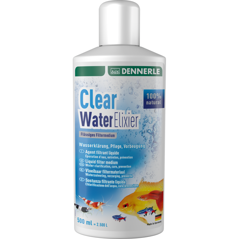 DENNERLE - Clear Water Elixier - 500ml - Conditionneur et clarificateur d'eau