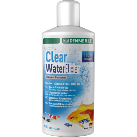 DENNERLE - Clear Water Elixier - 500ml - Balsamo e chiarificatore d'acqua DENNERLE - Clear Water Elixier - 500ml - Balsamo e chiarificatore d'acqua