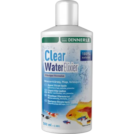 DENNERLE - Clear Water Elixier - 500ml - Condicionador e Clarificador de Água