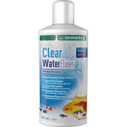 DENNERLE - Clear Water Elixier - 500ml - Condicionador e Clarificador de Água