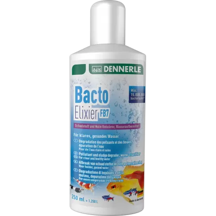 DENNERLE - Bacto Elixier - 250ml - Bactéries de filtration