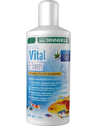 DENNERLE - Vital Elixir - 250ml - Oligoelementos para acuario de agua dulce
