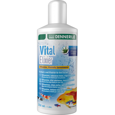 DENNERLE - Vital Elixir - 250ml - Oligoelementi per acquari d'acqua dolce DENNERLE - Vital Elixir - 250ml - Oligoelementi per acquari d'acqua dolce