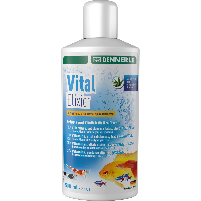 DENNERLE - Vital Elixir - 500 ml - Elementi v sledovih za sladkovodni akvarij