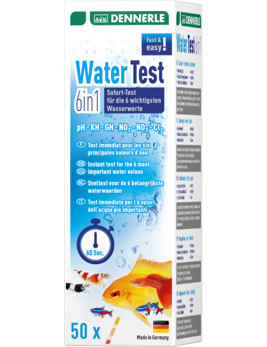 DENNERLE - WaterTest 6in1 - Streifentester
