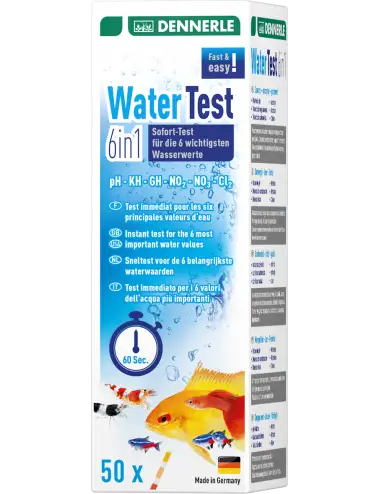DENNERLE - WaterTest 6in1 - Streifentester